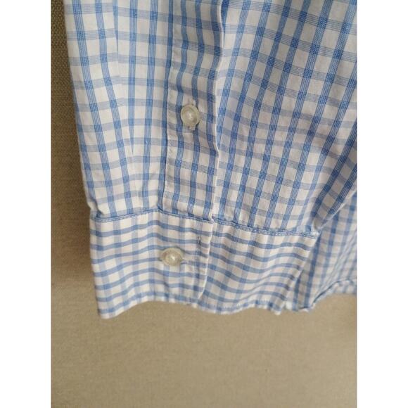 Vineyard Vines Shirt Men's 2X Blue White Check Classic Fit Murray Button Down - Picture 10 of 11